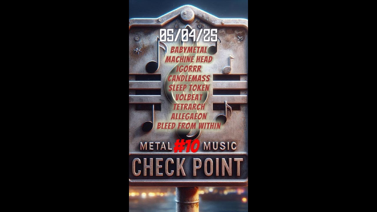 "Check Point" No.10 (05/04/25) by Metal Orpheus: BABYMETAL, MACHINE HEAD, SLEEP TOKEN & more! 