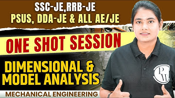 Mechanical | Dimensional & Model Analysis | Mechanical Engineering Students