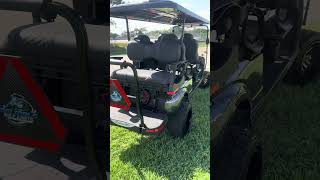 Navitas Aluminum chassis heading out This cart came out sweet!#customgolfcart #trojanbattery #xcomp