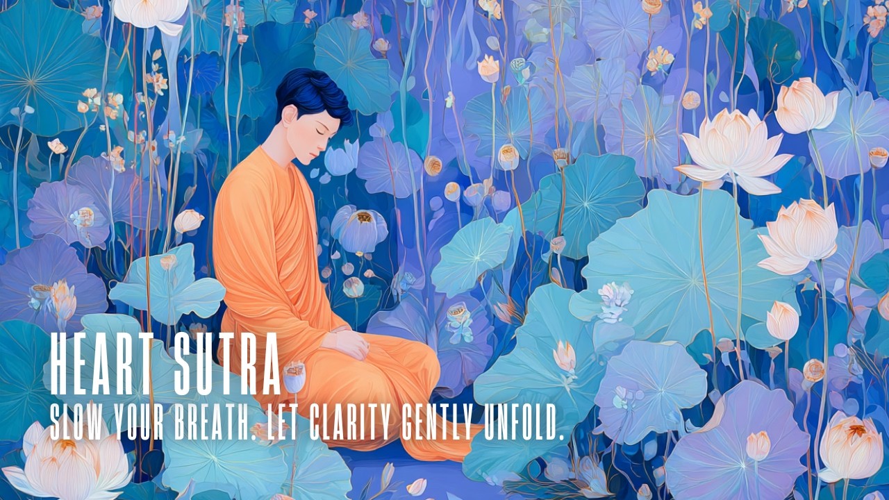 Peaceful Heart Sutra Chanting | Beautiful Handpan for Calm Clarity & Inner Balance 🧠🌿