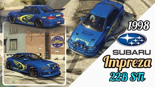 GTA V | 1998 SUBARU impreza 22b STI | @SlRonnie