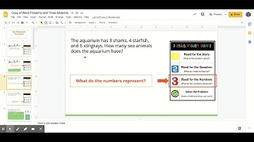 Word Problems with Three Addends - Google Slides