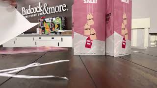 ASMR Getting Ready for the NEXT BIG SALE! Folding paper stands Happy New Year! by Badcock Home Furniture & More - Lyn Stone Group 115 views 1 year ago 1 minute, 30 seconds