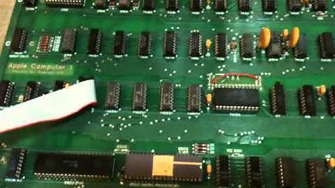 Apple 1 World First? Running a 6800 processor on the Apple 1!