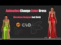 How to Animation Change Clothing Color in Fashion Design