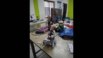 Final Year Project for Mechatronics dept. 5 DOF Mobile Robotic Manipulator.