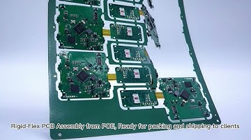 Rigid Flex PCB Assembly from POE, Ready for packing and shipping to clients!