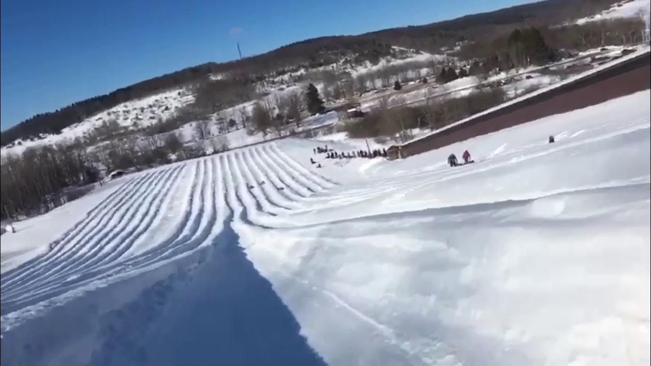 Snow tubing at Greek peak mountain resort cortland ny YouTube