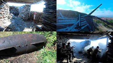 From South to North – 36 hours. A look into the past: Defense scars on the Sredny Peninsula.
