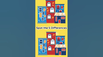 Spot the 5 Differences #educationalvideo #shorts  #quiz #quiztime #findthedifference