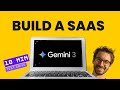 build a SaaS with Gemini 3 in Cursor
