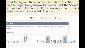 Understanding My Advisement Report