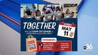 USPS annual Stamp Out Hunger food drive 051024