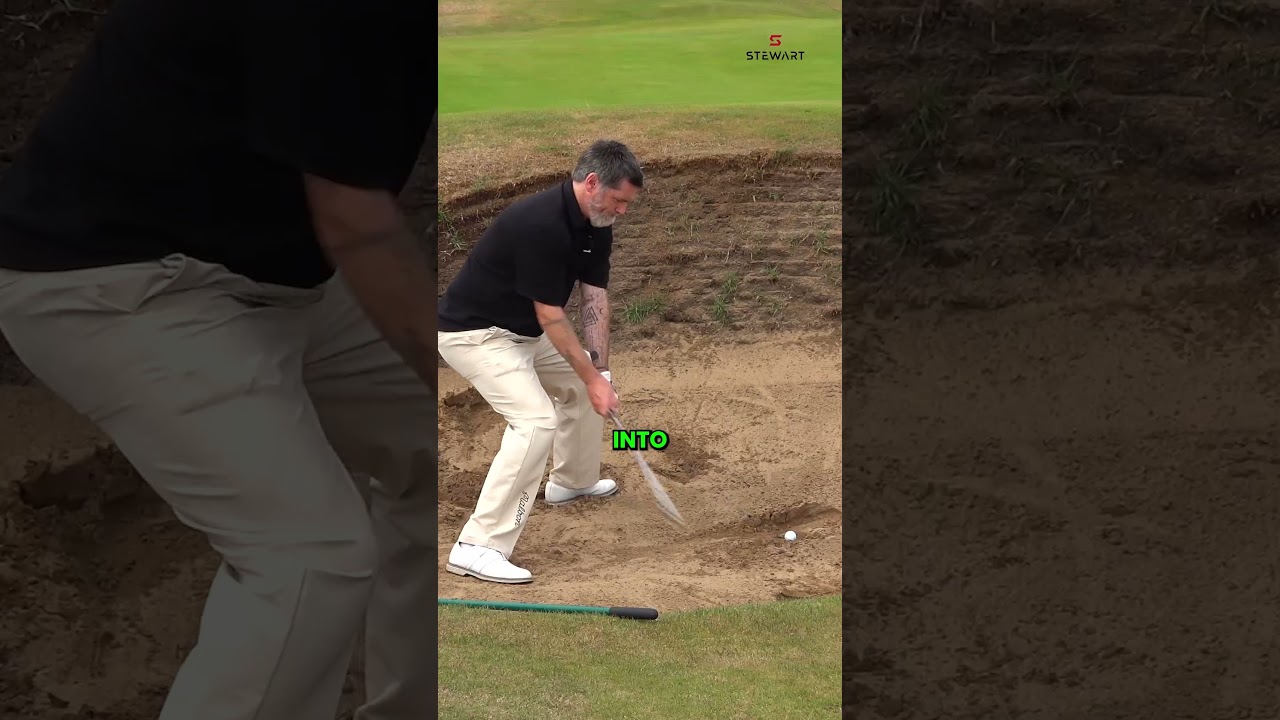 So it turns out hitting bunker shots with a five iron is quite hard! #golffail