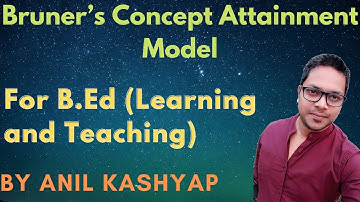 Bruner’s Concept Attainment Model |For B.Ed (Learning and Teaching)| By Anil Kashyap/Educationphile
