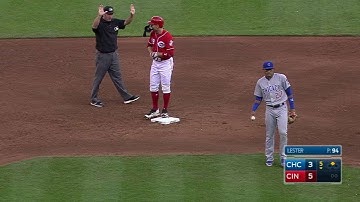 CHC@CIN: Votto extends the lead with an RBI double