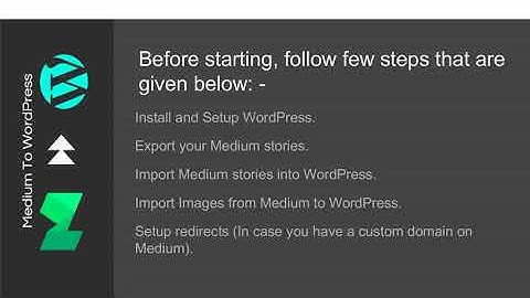 Easy methods to move from Medium to WordPress