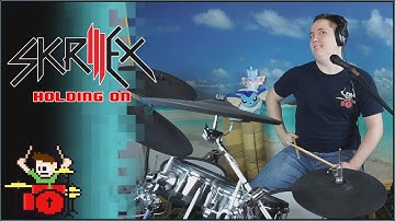 Monsta - Holding On (Skrillex Remix ft. Nero) On Drums!