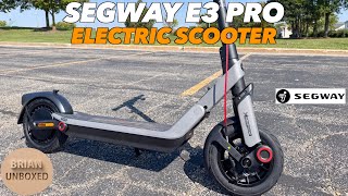 Segway E3 Pro Electric Scooter - Full Review