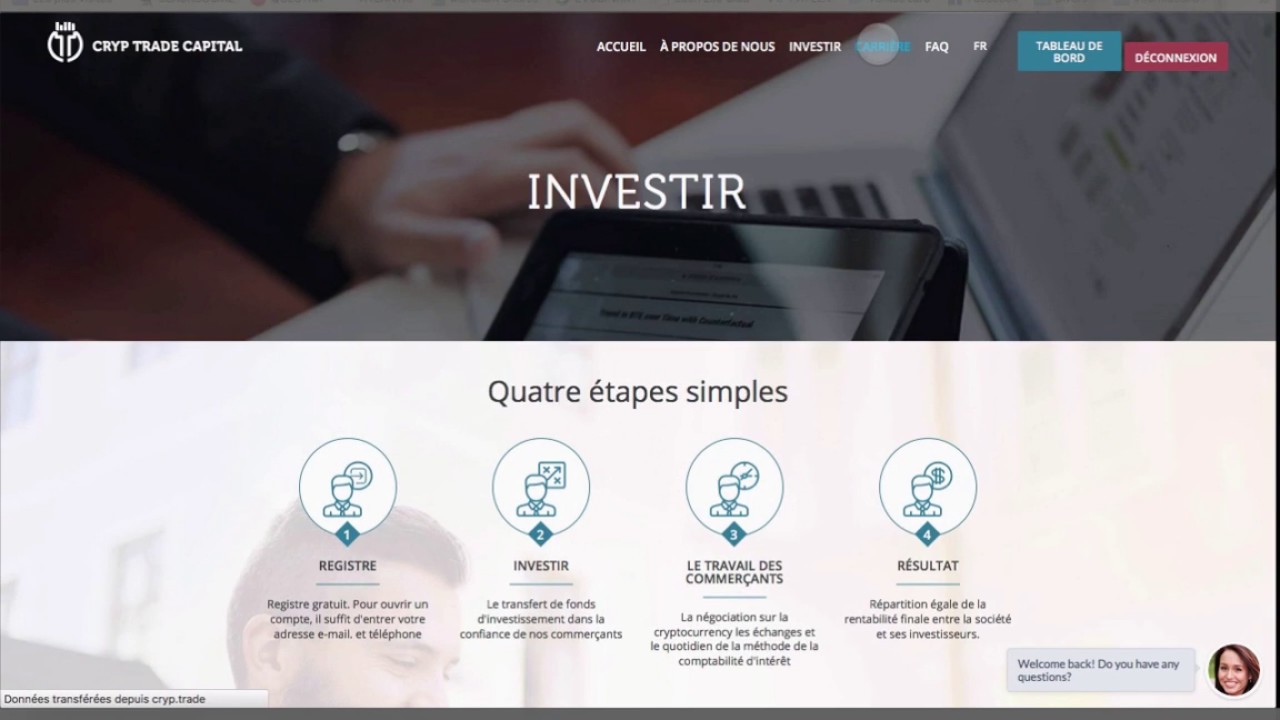 cryp trade capital inscription achat pack francais - YouTube