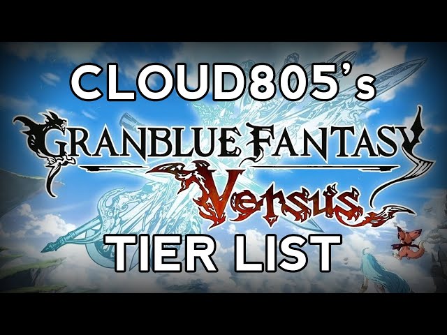 ᐈ Acqua shares his early tier list for Granblue Fantasy Versus • WePlay!