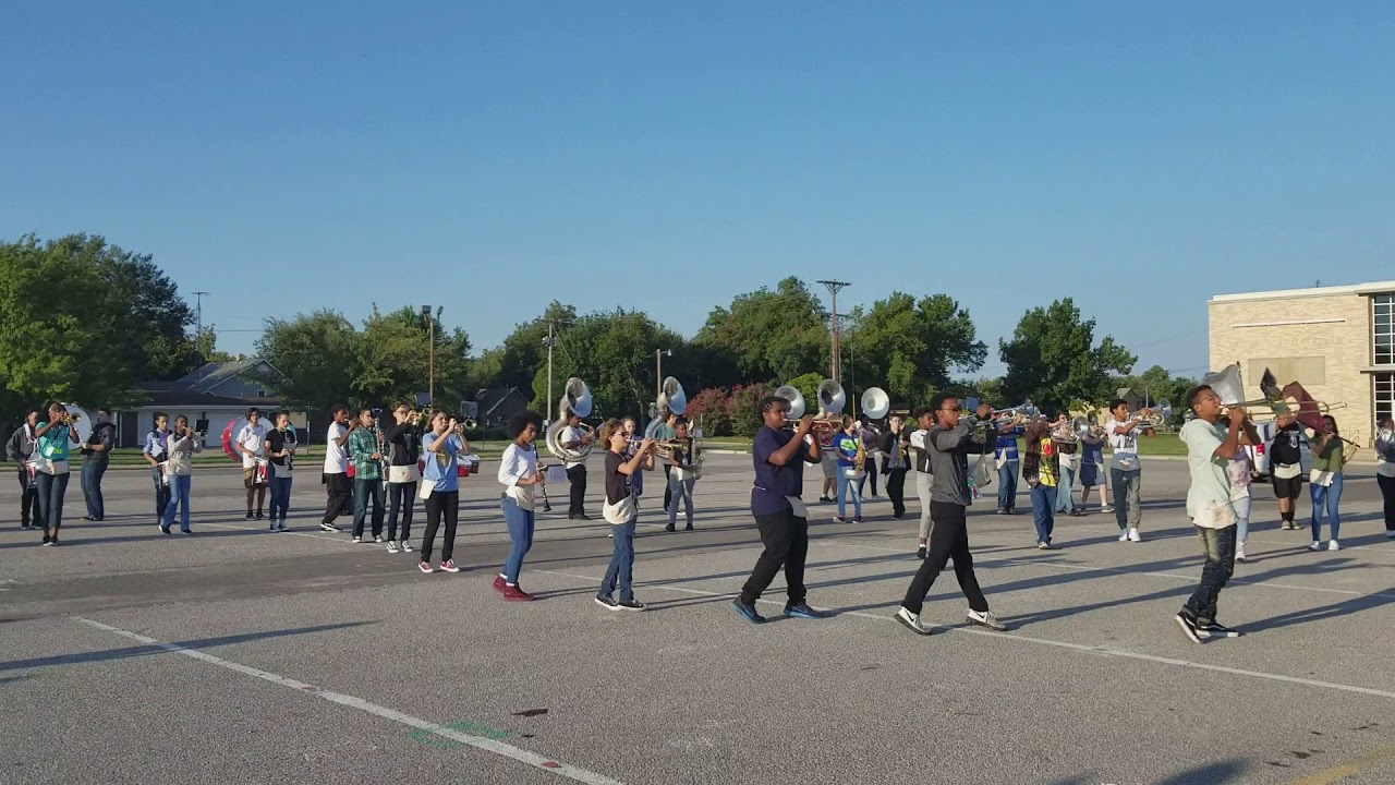 Marching rehearsal at Lawton High YouTube