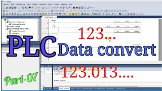 PLC Programming Tutorial || Integer To Real & Real To Integer Convert. @eclickbd2079