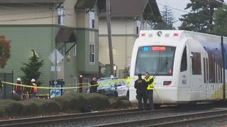 Person hit. killed by TriMet MAX train in Portland