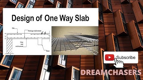Design of One Way Slab in Working Stress Method