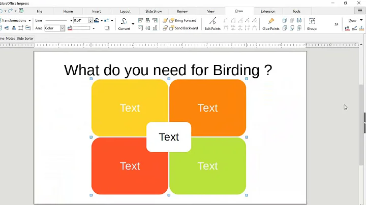 Creating Presentations using LibreOffice Impress 7 -  Part 1