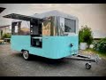 Amazing foodvan conversion  best vintage food caravan  food truck build part 2 of 2