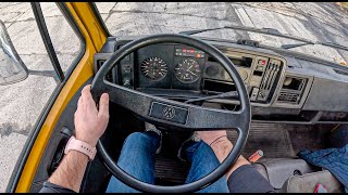 1993 Volkswagen Lt I [2.4 Td 90Hp] | Pov Test Drive #1963 Joe Black