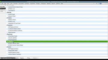 Memorize Reports in Quickbooks