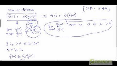 Problem: Asymptotic notation properties 1