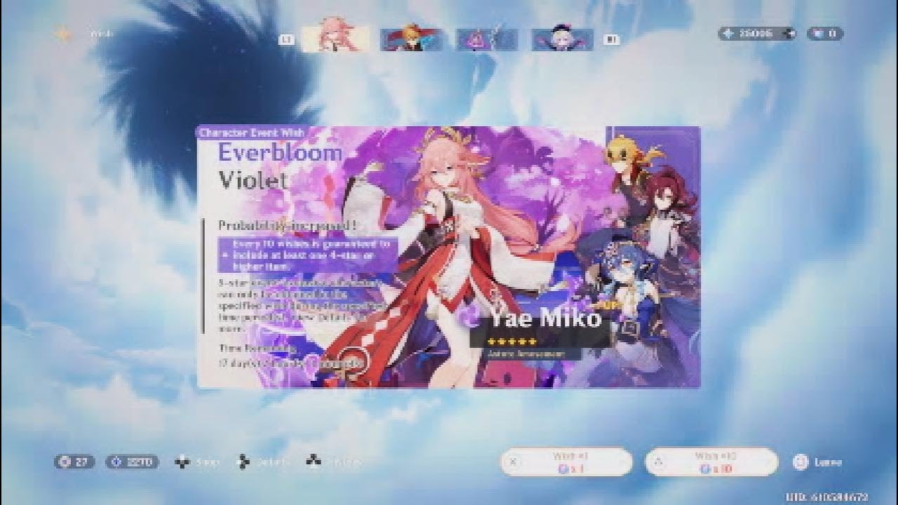 Genshin Impact-  Yae Miko summon session