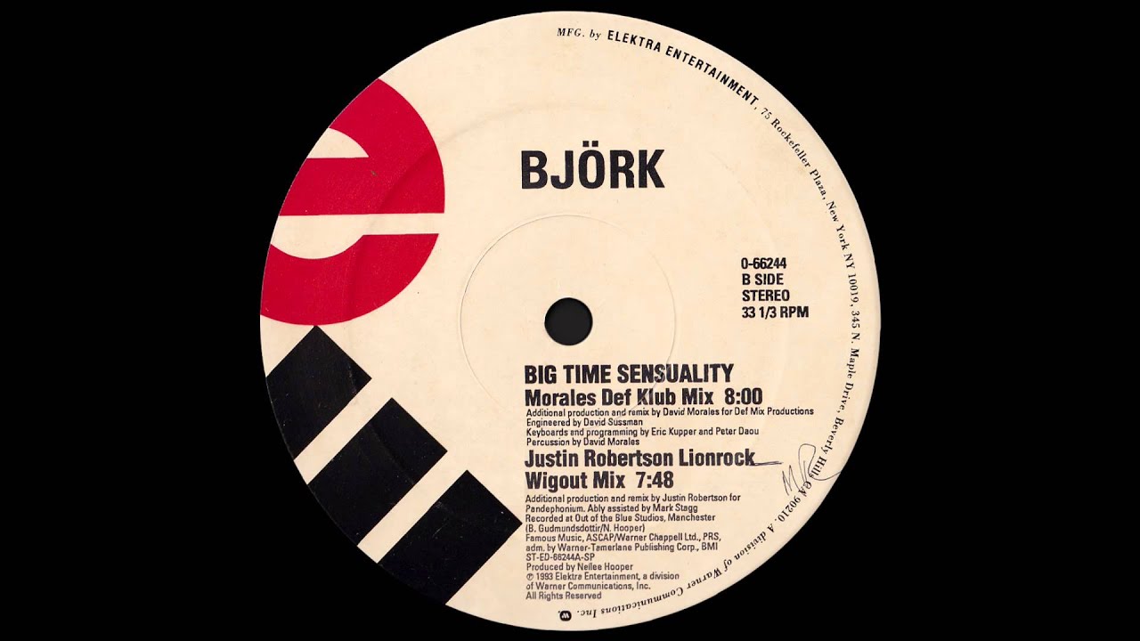 Bjork - Big Time Sensuality (Justin Robertson Lionrock Wigout Mix