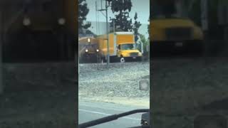 Union Pacific Train Hits Yellow Box Truck Oh My Lord