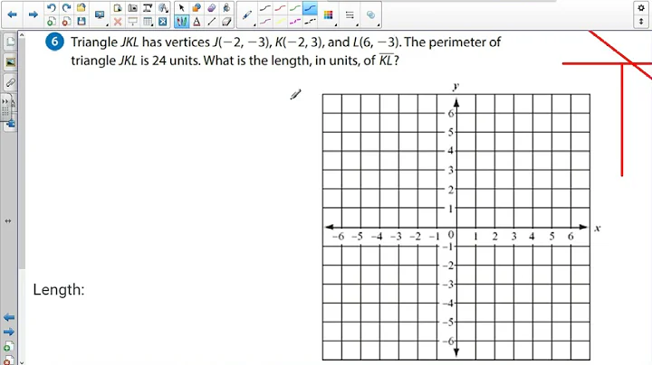 L28 Triangle Perimeter Problem solving on Coordinate Plane