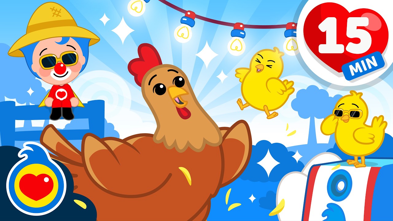 La Gallinita 🐔 Versión Extendida 🎶 Canciones Infantiles Para Cantar Y Bailar (15 Min) | Plim Plim