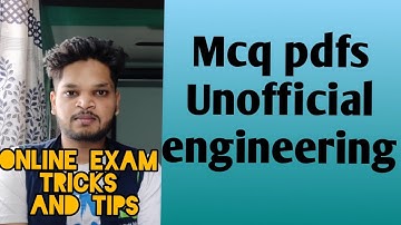 Online Exam Tricks and tips | Pune university | SPPU | Unofficial engineering |