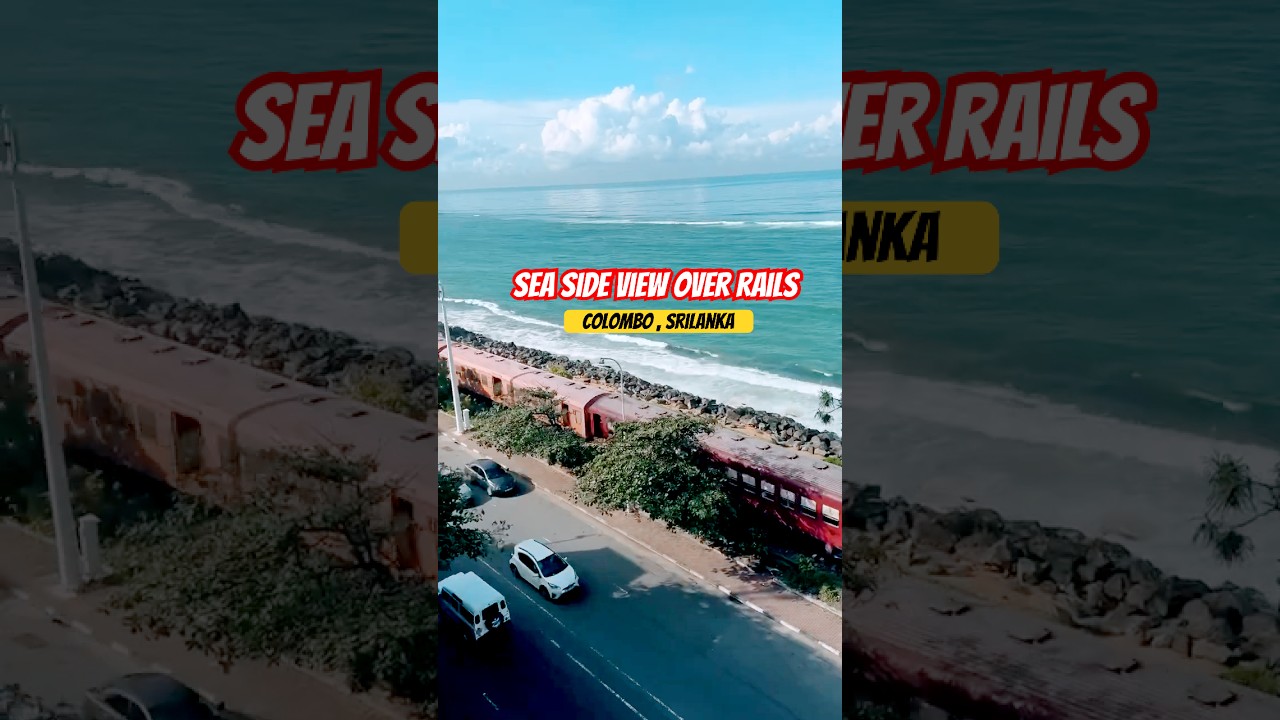 View from Hotel Mirage at Colombo marine drive , Srilanka 🇱🇰✨