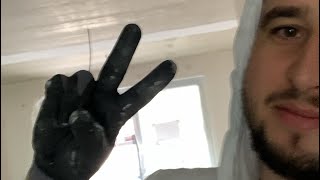 Drywall finishing with two trowels (best way)