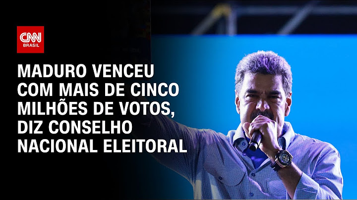 Maduro venceu com mais de cinco milhões de votos, diz Conselho Nacional Eleitoral | CNN PRIME TIME