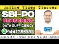 GMAT/CAT/GATE/APTITUDE/REASONING/DATA SUFFICIENCY/Narsing sir/Indian Brain/BANKING/SBI/PO/14-06-24