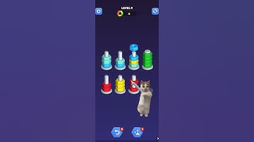 The Most Satisfying Puzzle Game | Nut & Bolt Sort: Color Puzzle #shorts #gameplay