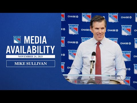 NYR vs STL: Mike Sullivan Postgame Media Availability | Nov. 24, 2025
