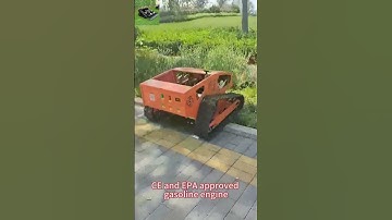 factory direct sales low price China residential area wireless radio control electric slope mower