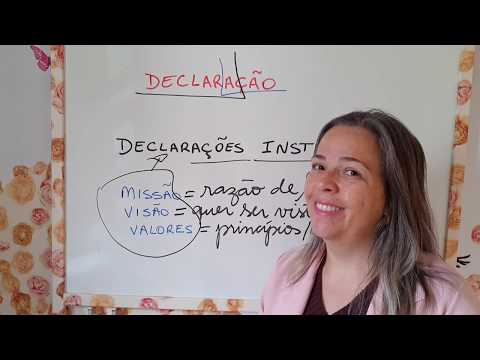 Vídeo: Quais são os 5 componentes da declaração de missão GCU?