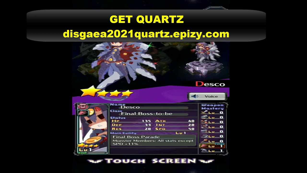 Disgaea RPG Nether Quartz Glitch 2021