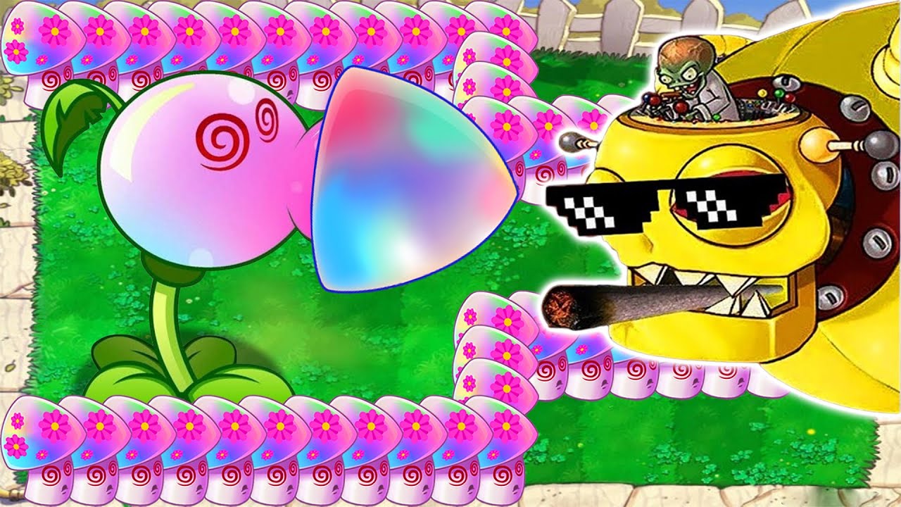 Hypno Pea Vs All Zombies Vs Dr Zomboss Plants Vs Zombies Battlez - YouTube